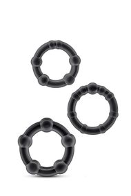 Набір ерекційних кілець STAY hard BLACK