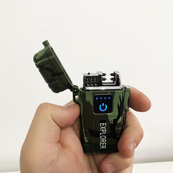 Usb запальничка з електроімпульсом JL317 Explorer, Акумуляторна електро запальничка ZW-53 | Зображення 8