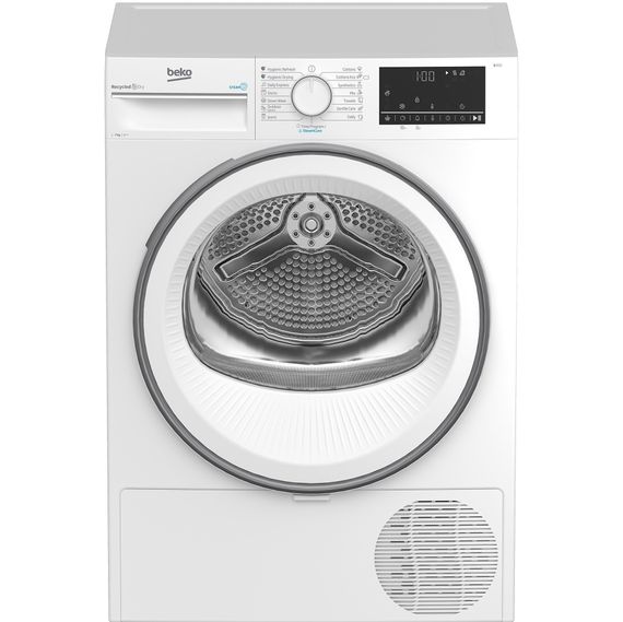 Сушильна машина Beko тепловий насос, 7кг, A++, 54.3см, дисплей, білий (B3T67230)