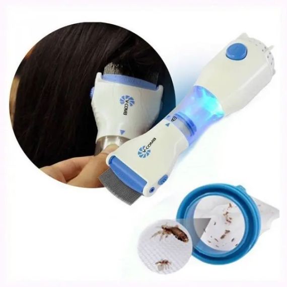 Гребінець електричний для видалення вошей та бліх V-Comb Licetec (TM-38) | Зображення 4