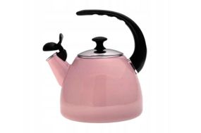 Чайник эмалированный Kamille - 2,5л розовый (1040B)