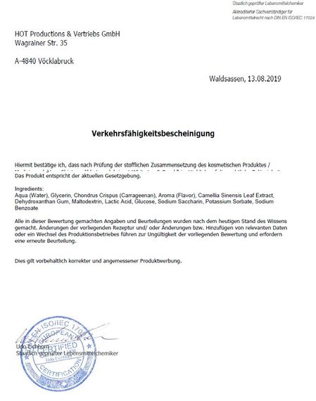 Їстівний лубрикант SHIATSU Love Білий чай і Персик, 75 мл sexstyle | Зображення 2