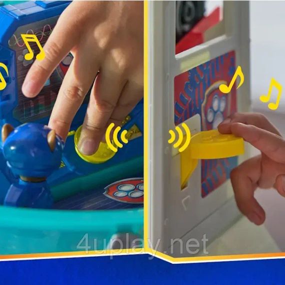 Набор Щенячий патруль Мегаспасательная станция с треком Мега колеса Оригинал Paw Patrol Rescue Wheels Tower HQ | Зображення 6