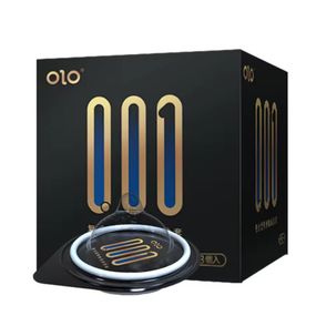 Сверхтонкие презервативы OLO 001 полиуретановые (не содержащие латекс), упаковка 3 шт Sex Aura