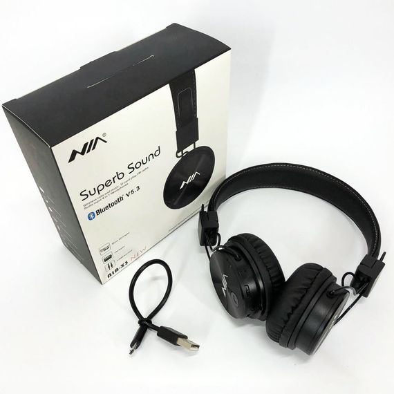 Навушники PRO для музики NIA X3, Арматурні бездротові bluetooth навушники бездротові якісні XB-89 | Зображення 4