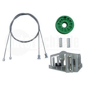 Ремкомплект стеклоподъемника заднего левого BMW 1 E87 03-11, AutoTechteile, 704 5101, 51 35 7 138 467