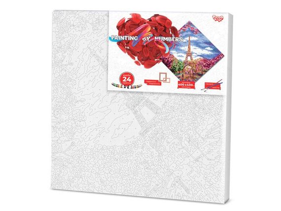 Картина по номерам. "Весна в Париже" 40*40см KpNe-02-02 | Зображення 1