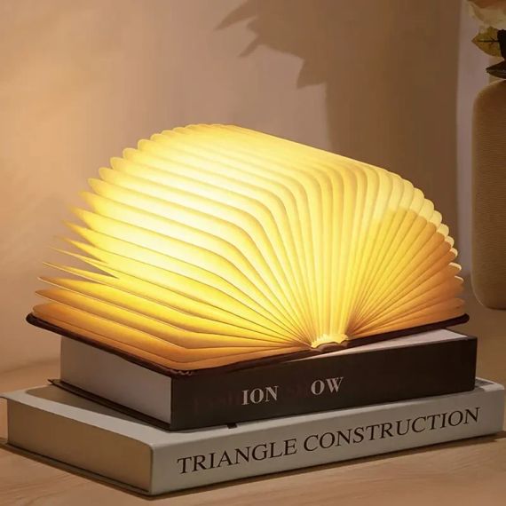 Светильник-книга, ночник книжка VHG Foldable Book Lamp Brown | Зображення 4