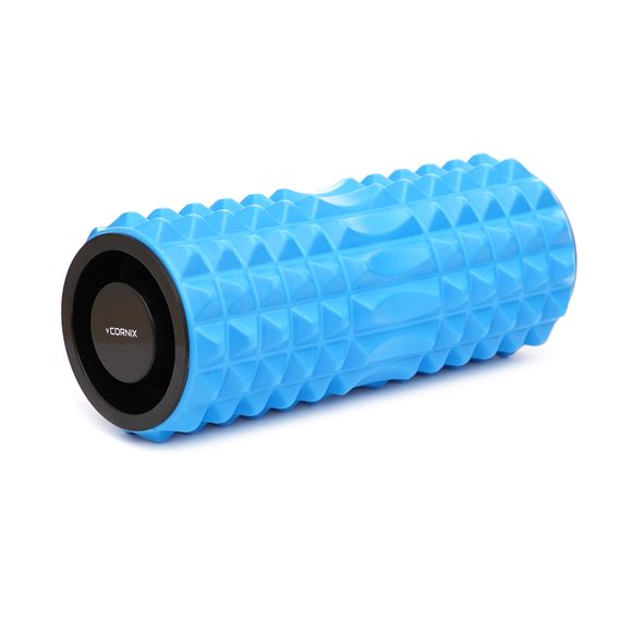 Масажний ролик Cornix EVA 33 x 14 см (валик, ролер) XR-0340 Blue | Зображення 4