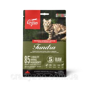 Сухий корм для кошенят та котів Orijen Tundra Cat з м'ясом та рибою 340 г o28334