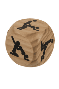 Деревянный кубик OOTB Kama Sutra Wooden Dice, 6x6 см Бежевый One Size