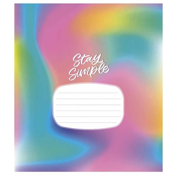 Зошит учнівський "Crazy rainbow" 024-3217L-2 в лінію, 24 аркушів