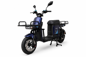 Електроскутер Crosser SUPER MAX 1200W 60 V 30 Ah LiFePO4, до 60 км/год, запас ходу до 90 км, потужний електровелосипед Синій