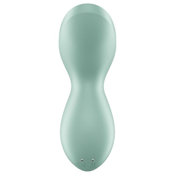 Вибратор для клитора с жемчужной стимуляцией Satisfyer Exciterrr Mint, 2 независимых мотора sexstyle | Зображення 4