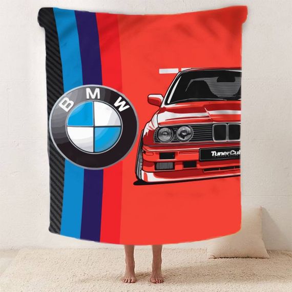 Плед 3D BMW Машина мрії 12435 160х200 см | Зображення 1