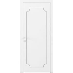 Двери міжкімнатні Rodos CORTES PRIMA Фрезеровка 13, 14, 15, 16 RAL 9001