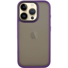 TPU+PC чохол Metal Buttons для Apple iPhone 16 Pro Max (6.9") Темно-Фіолетовий