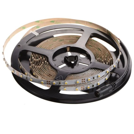 Светодиодная лента негерметичная теплый оттенок 12V 4.8W 3528 WW WHITE PCB IP20 1m (BY-022/60) | Зображення 6