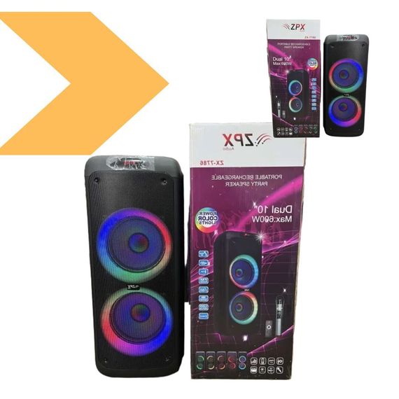Акустична система Потужна Bluetooth ZX-7786 XPRO (45632-ZX-7786_6914) | Зображення 1