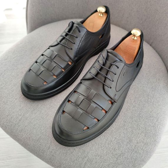 Закриті шкіряні сандалі чоловічі 40 41 розмір