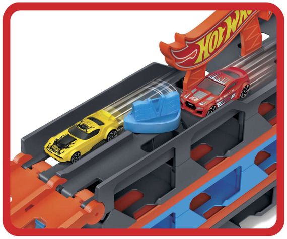 Трек автовоз Хот Вилс. Грузовик транспортер на 20+ машинок. Hot Wheels Speedway Hauler Storage Carrier | Зображення 6