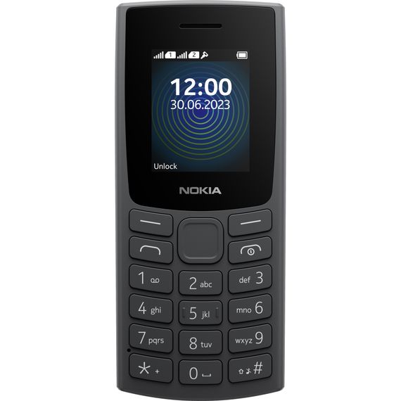 Мобільний телефон Nokia 110 DS 2023 Charcoal (1GF019FPA2C01) | Зображення 1