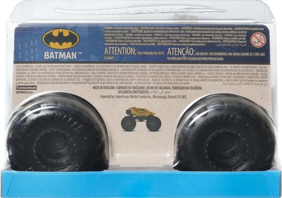 Монстр-трак Хот Вилс Бэтмобиль Бэтмена 1:24 Оригинал Hot Wheels Monster Truck Batman Batmobile | Зображення 5