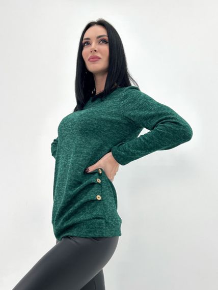 Женская кофта из ангоры-софт GF04197 цвет зеленый, размер 50/52 | Зображення 2