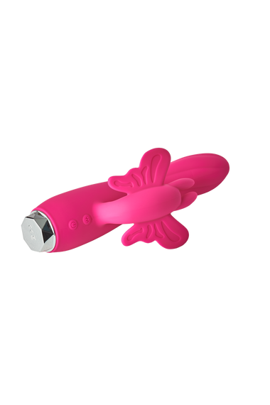 Вібратор кролик у вигляді Метелики Dream Toys Flirts Butterfly, рожевий, 17 см х 3 см sexstyle | Зображення 2