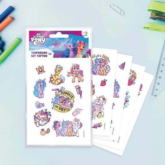 Набір дитячих тимчасових татуювань My Little Pony Dodo 200438 Різнокольоровий shop (4823115907882) | Зображення 3