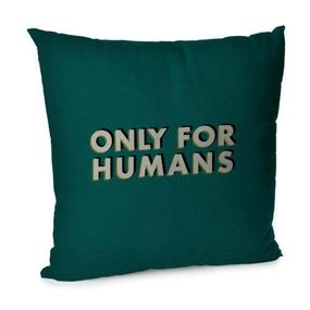 Подушка диванна з оксамиту Only for humans 45x45 см (45BP_UNI014)