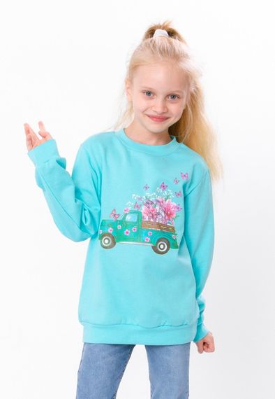 Джемпер для дівчинки Носи своє 116 Блакитний (p-4540-132900)