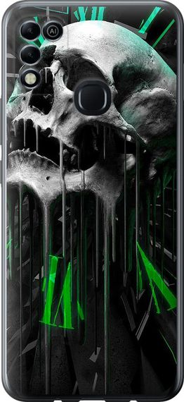 Чехол на Infinix Hot 11 Play Череп-часы "4100u-2756-17620"