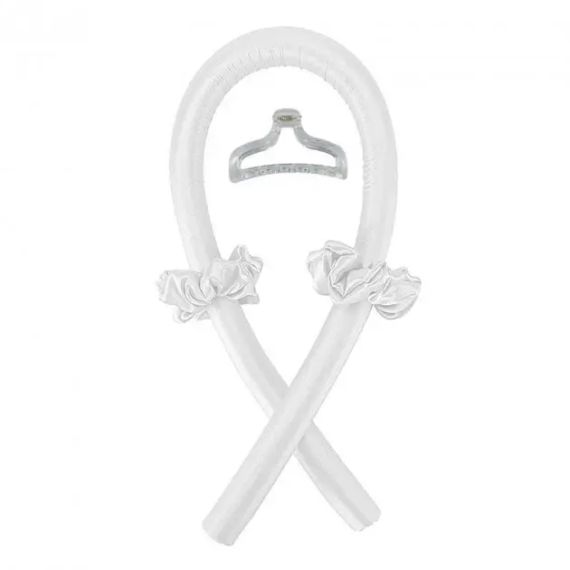 Бігуді М'які, Палка Керлик для завивки волосся, м'яка стрічка бігуді, обідок для кучерів, керлик Bounce білі | Зображення 4