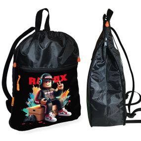 Рюкзак-мішок для взуття, спортивної форми Роблокс «Roblox» дитяча сумка для змінки з розширювачем (1688)