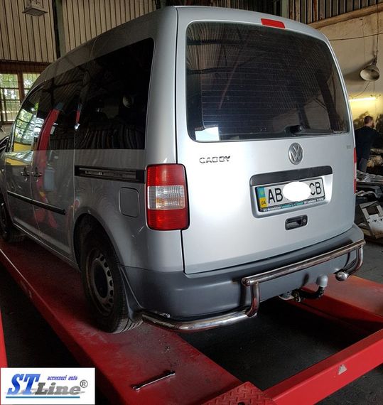 Задня дуга AK003-3 (2 шт., нерж) для Volkswagen Caddy 2004-2010 рр | Зображення 2