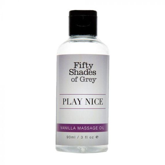Олія для масажу Fifty Shades of Grey Play Nice Vanilla Massage Oil, 90 мл Sex Aura