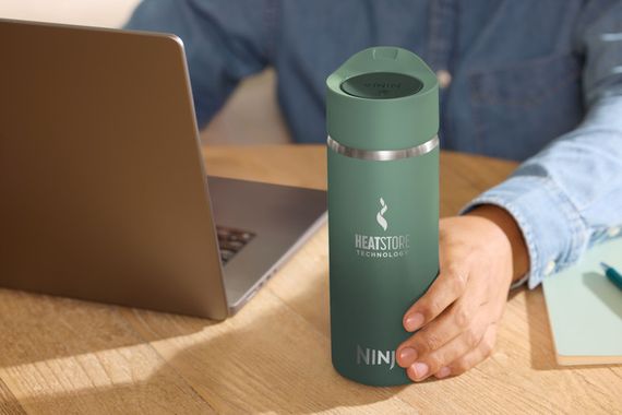 Термокружка Ninja Sip Perfect Travel Mug Navy DW1603EUUKGN 400 мл зелена | Зображення 4