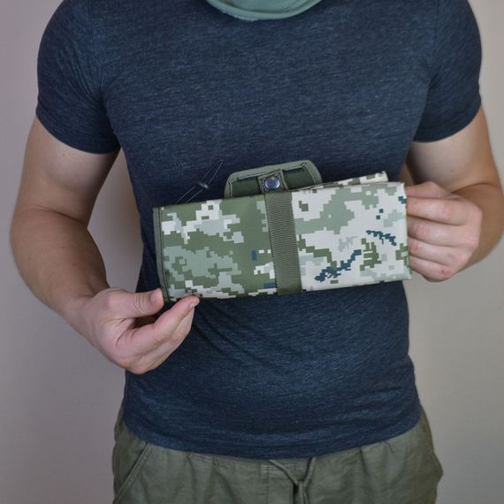 Підсумок для скидання магазинів з кордурі пікселів (MOLLE, на тактичний пояс, WK-832 розвантаження, РПС) | Зображення 1