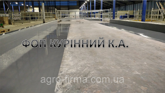 Покриття кормового столу для корів полімер-фарбою, гарантія 10 років | Зображення 1