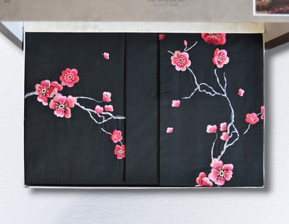 Постельное белье Maribor Elegance Poplin 200 х 220 см Sakura Siyah | Зображення 3