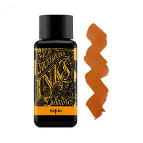 Чернила для перьевых ручек Diamine Ink 30мл, Sepia