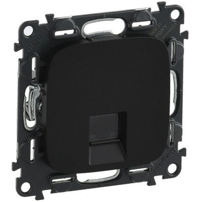 Компьютерная розетка Legrand Furniture RJ45 Кат.5е UTP Антрацит (753950)