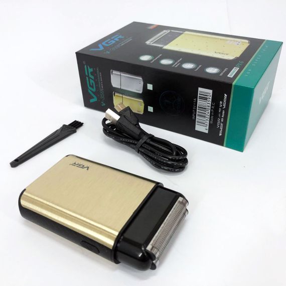 Електробритва VGR V-359 gold шейвер для вологого та сухого гоління, машинка чоловіча для гоління | Зображення 7