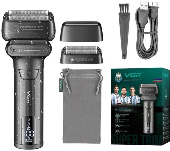 Електробритва бездротова акумуляторна XPRO VGR V-368 (45573-V-368_620) | Зображення 1