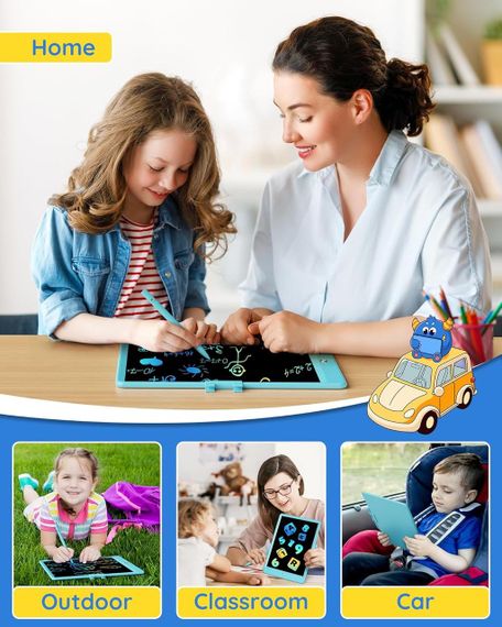 Планшет для малювання, РК-блокнот для письма Graffiti Pad, (приблизно 22 см) кольоровий блокнот для малювання, | Зображення 4