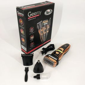 Электробритва сеточная и триммер для бороды GEMEI/Geemy GM-595 с аккумулятором. HU-315 Цвет: золотой