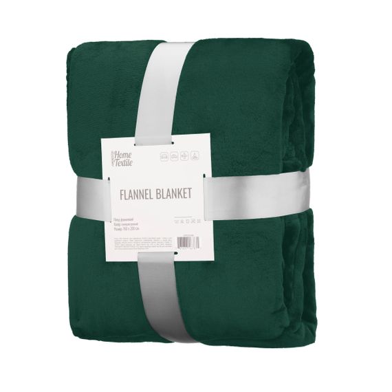 Плед Ardesto Flannel ART0223SB 160х200 см смарагдовий