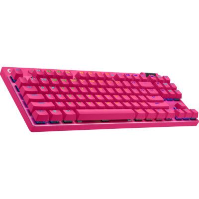 Клавиатура Logitech G PRO X TKL Lightspeed Tactile USB UA Magenta (920-012159) | Зображення 1