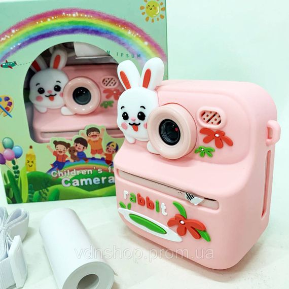 Камера мгновенной печати с экраном, Мгновенная печать снимков, Фотоаппарат для детей настоящий FO-21 | Зображення 3